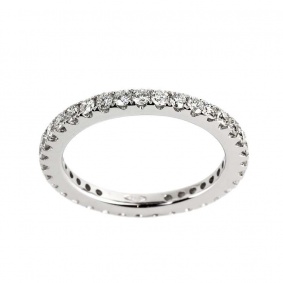18WG Diamond Full Eternity Ring 0.91TDW